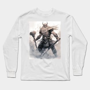 Odin God Valhalla Long Sleeve T-Shirt